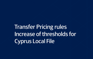Transfer Pricing change in threshold